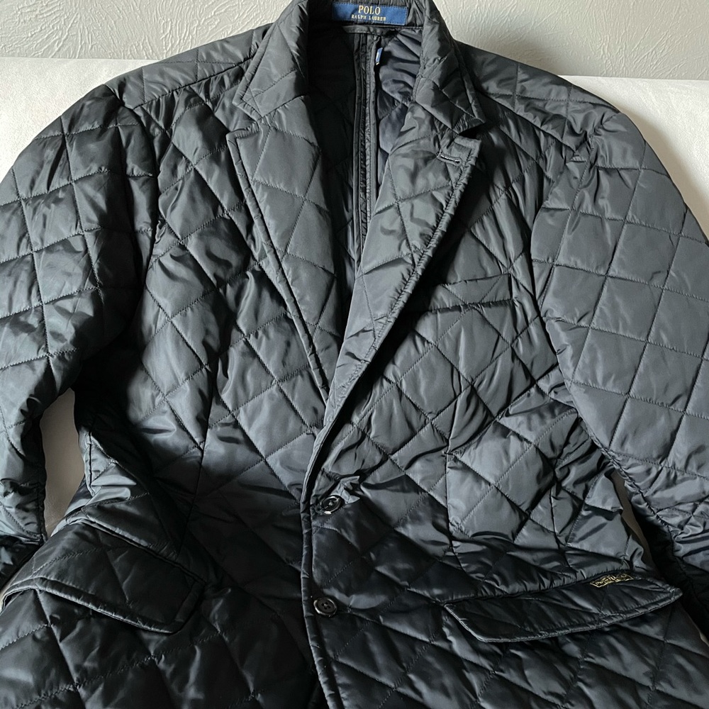 Quilted Polo blazer